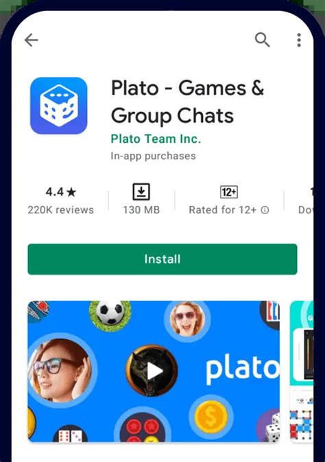 Plato for Android .